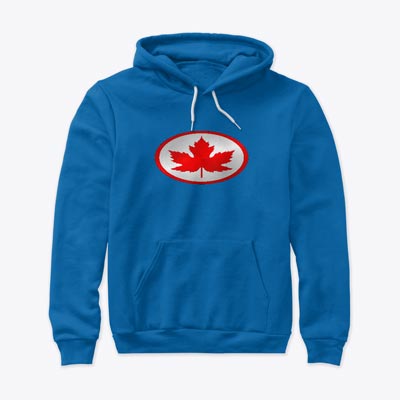 Unisex - Men's Hoodies Canada - 'Leaf Man' Red and Silver Logo