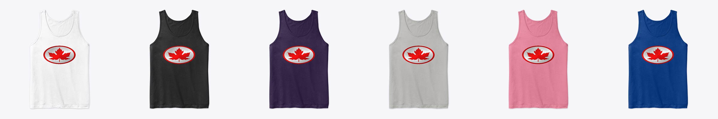 Canada Clothing Online: 'Leaf Man' Unisex-Men's Tank Top Canada Red and Silver Logo